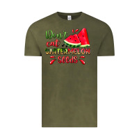 Vintage Olive don't eat watermelon seeds Vintage Tee - Zillion Design Studio