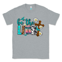 Heather Grey be the light Classic Tee - AdoDesignShop