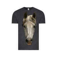 Vintage Black horse head Vintage Tee - RanaPortraitStore