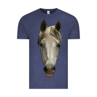 Vintage Denim horse head Vintage Tee - RanaPortraitStore