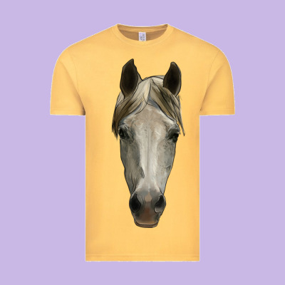Horse Head Vintage Tee Designed By Ranaportraitstore