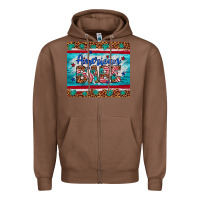 Chestnut American babe leopard gemstone Zipper Hoodie - Artiststas