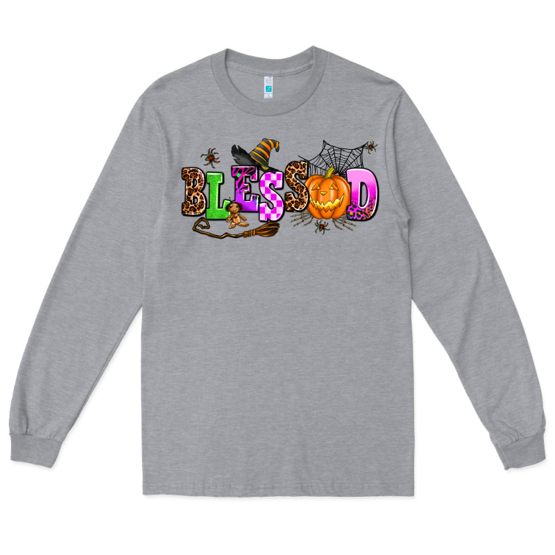 Halloween Blessed Long Sleeve Tee by AdoDesignShop | Teevron