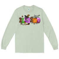 Matcha halloween blessed Long Sleeve Tee - AdoDesignShop