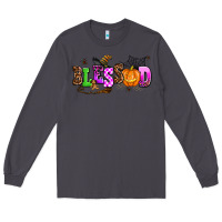 Smoke halloween blessed Long Sleeve Tee - AdoDesignShop