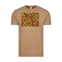 Vintage Coffee mardi gras crawfish background Vintage Tee - BarkalooDesign