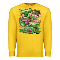 Lemon st patrick's day cassette tapes Premium Sweatshirt - MaliasSmallBusiness