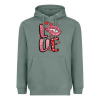 Sage western love lips Heavyweight Hoodie - MaliasSmallBusiness