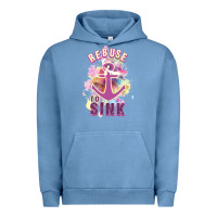 Pigment Pebble Blue Rebuse To Sink Urban Hoodie - Bettercallsaul