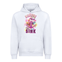 White Rebuse To Sink Urban Hoodie - Bettercallsaul