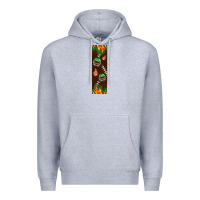 Heather Grey American football dad pen wrap Premium Hoodie - BundleAndBundleShop