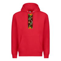 Red American football dad pen wrap Premium Hoodie - BundleAndBundleShop