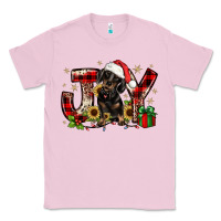 Bubblegum Pink christmas joy dachshund Classic Tee - JahusDesignShop