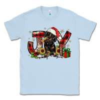 Dusty Blue christmas joy dachshund Classic Tee - JahusDesignShop