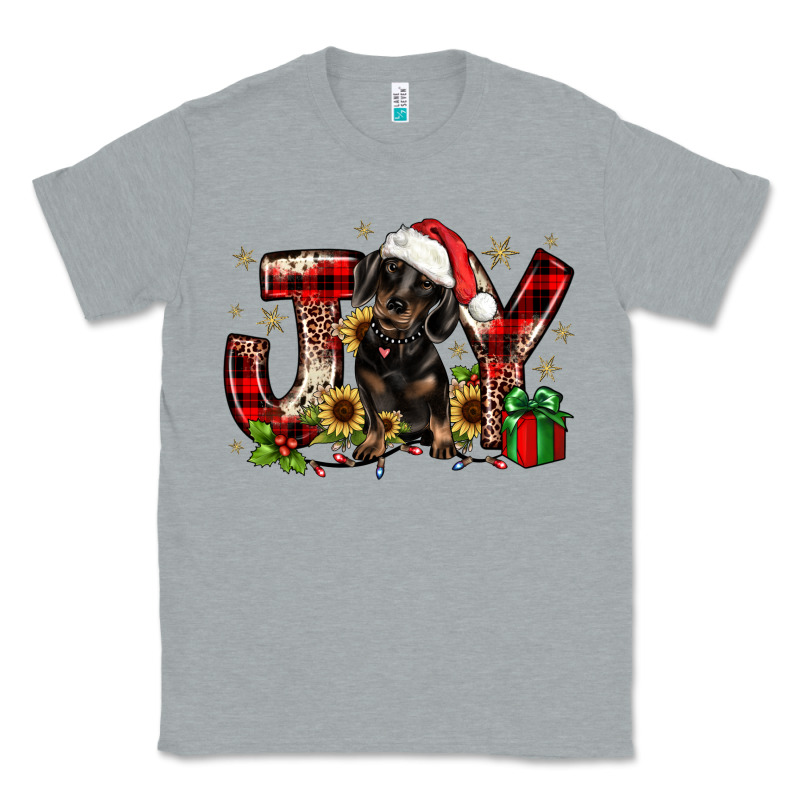 Christmas Joy Dachshund Classic Tee by JahusDesignShop | Teevron