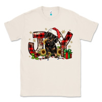 Natural christmas joy dachshund Classic Tee - JahusDesignShop