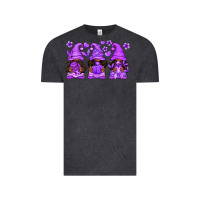Vintage Black Domestic Violence Warrior Afro Gnomes Vintage Tee - texasbilliewilder