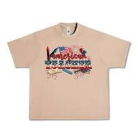 Burro American Teacher 4th of July Urban Heavy Tee - CowGirlArtShop