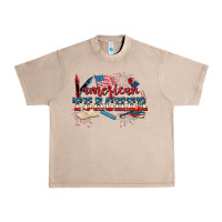 French Oak American Teacher 4th of July Urban Heavy Tee - CowGirlArtShop