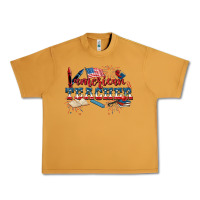 Peanut Butter American Teacher 4th of July Urban Heavy Tee - CowGirlArtShop