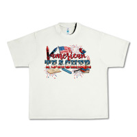 Pistachio American Teacher 4th of July Urban Heavy Tee - CowGirlArtShop