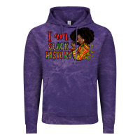 Cloud Purple i am black history Vintage Hoodie - Zillion Design Studio
