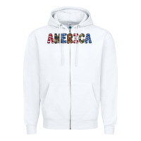 White america 4th of july Zipper Hoodie - Artiststas