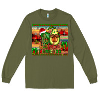 Army Green feliz navocado Long Sleeve Tee - JahusDesignShop