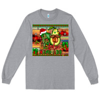Heather Grey feliz navocado Long Sleeve Tee - JahusDesignShop