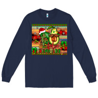 Navy feliz navocado Long Sleeve Tee - JahusDesignShop
