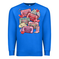 True Royal valentines day cassette tapes Premium Sweatshirt - MaliasSmallBusiness