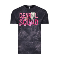 Cloud Black Dental Squad with Teeth Vintage Tee - texasbilliewilder