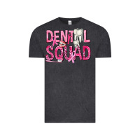 Vintage Black Dental Squad with Teeth Vintage Tee - texasbilliewilder