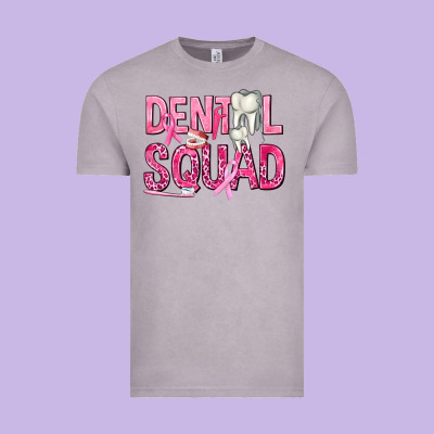 Dental Squad With Teeth Vintage Tee Designed By Texasbilliewilder