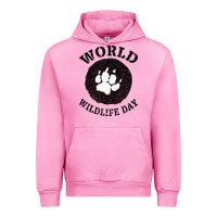 Fuchsia Pink World Wildlife Day Urban Hoodie - Bettercallsaul