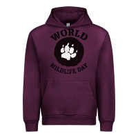 Mauve Wine World Wildlife Day Urban Hoodie - Bettercallsaul