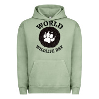 Pigment Oil Green World Wildlife Day Urban Hoodie - Bettercallsaul