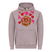 Vintage Zinc valentine's day toy poodle Vintage Hoodie - RanaPortraitStore