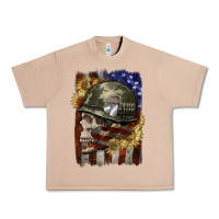 Burro Army skull 4th of july Urban Heavy Tee - CowGirlArtShop