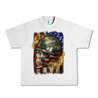 Lunar Rock Army skull 4th of july Urban Heavy Tee - CowGirlArtShop
