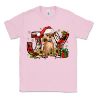 Bubblegum Pink Christmas joy chihuahua Classic Tee - JahusDesignShop