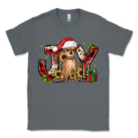 Charcoal Heather Christmas joy chihuahua Classic Tee - JahusDesignShop