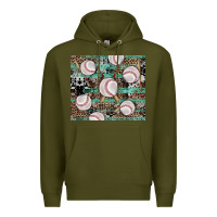 Army Green western baseball tumbler Premium Hoodie - AdoDesignShop