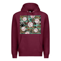 Burgundy western baseball tumbler Premium Hoodie - AdoDesignShop