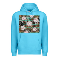 Ocean Blue western baseball tumbler Premium Hoodie - AdoDesignShop
