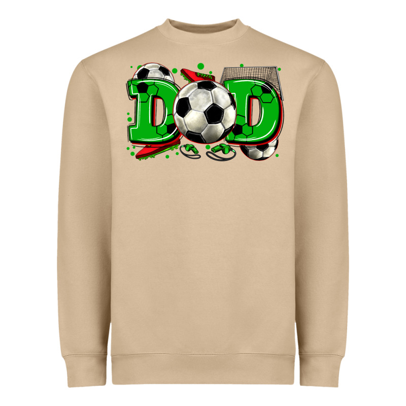 Dad Soccer Heavyweight Sweatshirt by Zillion Design Studio | Teevron