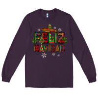 Plum feliz navidad Long Sleeve Tee - JahusDesignShop