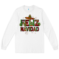 White feliz navidad Long Sleeve Tee - JahusDesignShop
