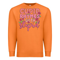 Carrot cupid rhymes with stupid Premium Sweatshirt - MaliasSmallBusiness