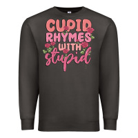 Smoke cupid rhymes with stupid Premium Sweatshirt - MaliasSmallBusiness